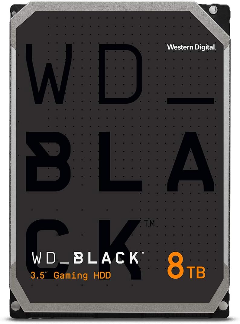 Western Digital 6TB WD Black Performance Internal Hard Drive HDD - 7200 RPM, SATA 6 Gb/s, 256 MB Cache, 3.5 - WD6003FZBX
