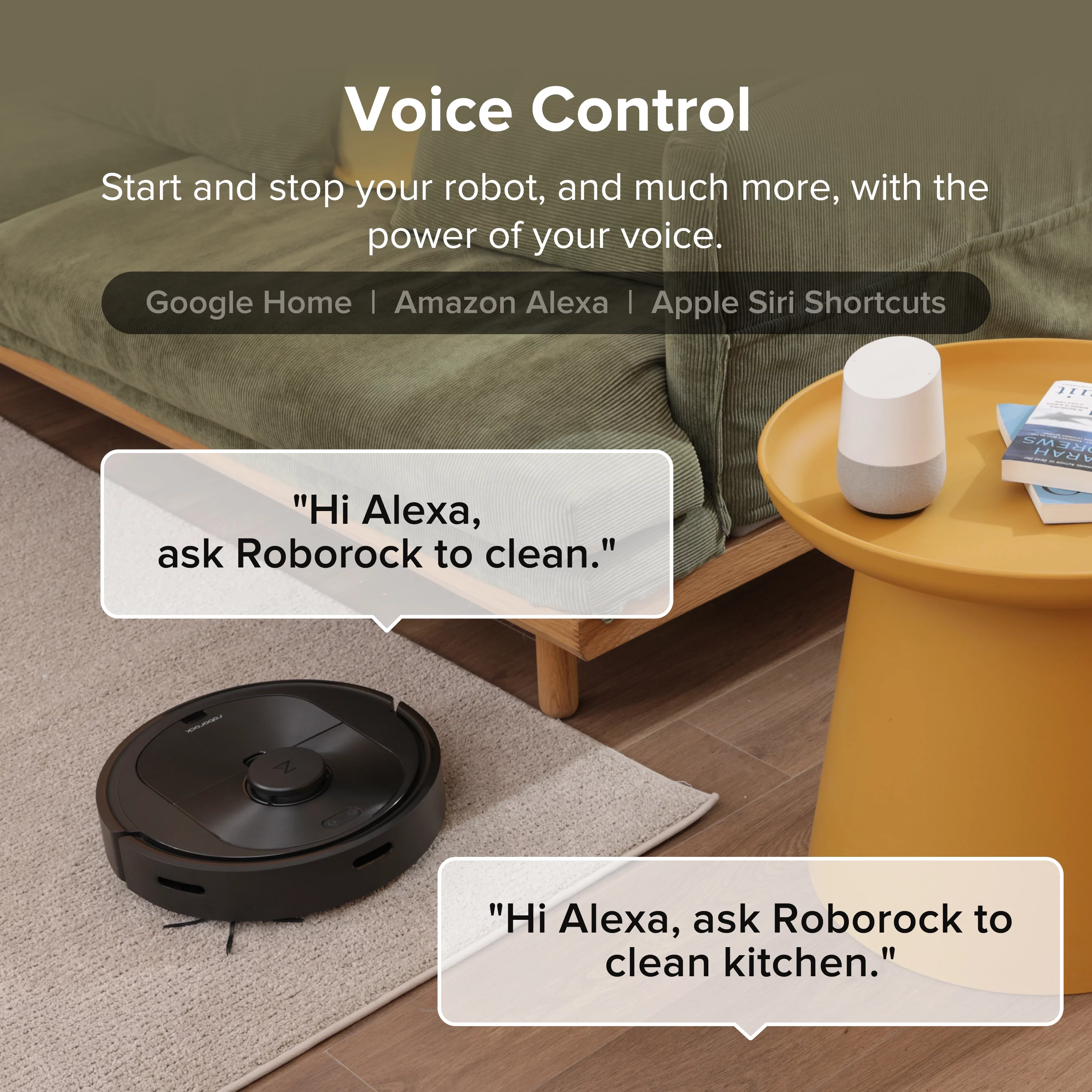 Roborock® Q5 Robot Vacuum Cleaner, 2700 Pa Suction Power, with App Control, Multisurface, Ideal for Carpets and Pet Hair