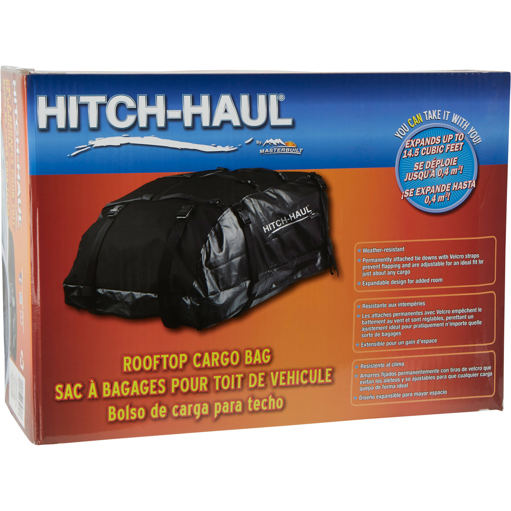 Hitch-haul Rooftop Cargo Bag, Black
