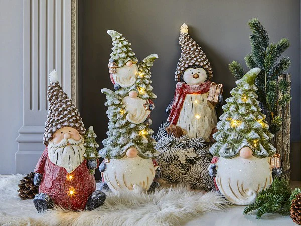 Dwarf Tree 46cm/h With Led Christmas Foresta