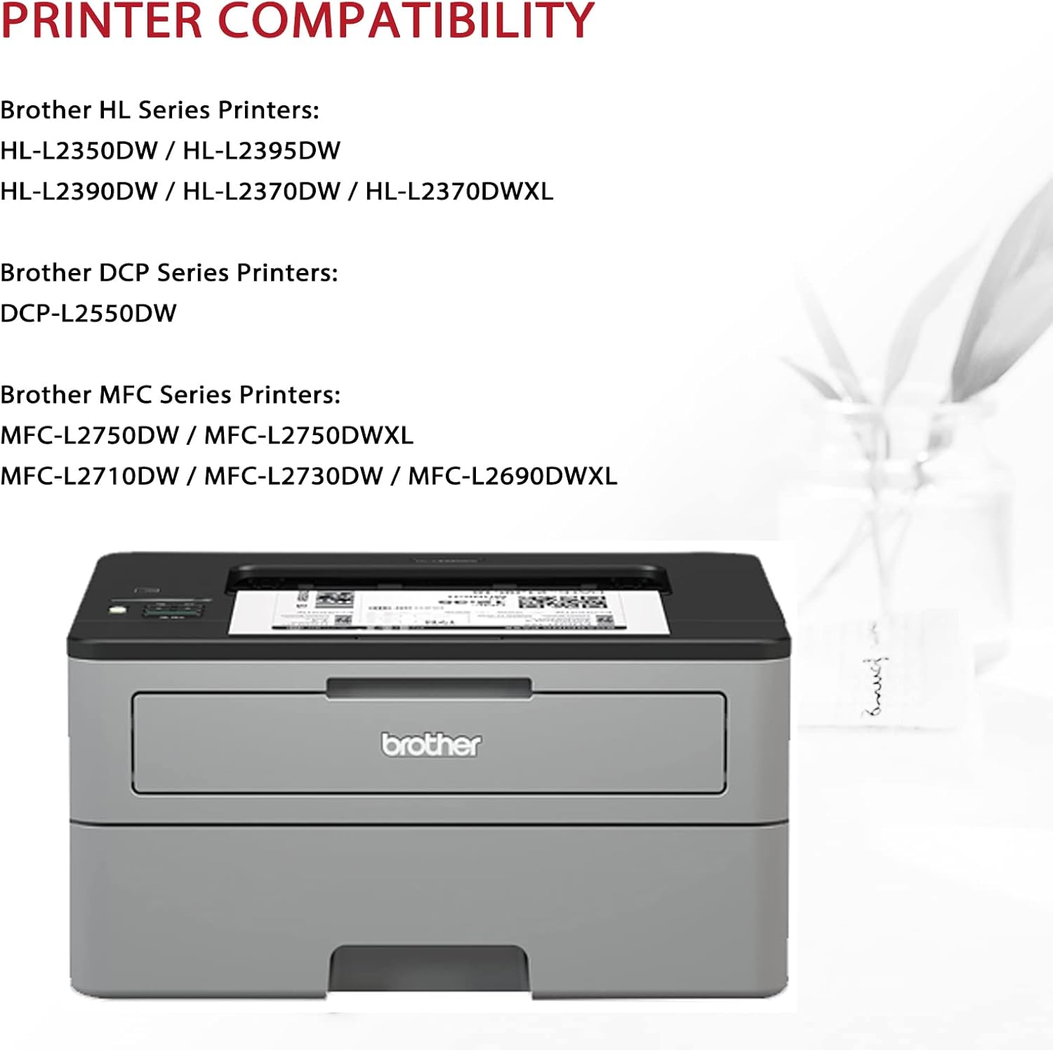 RAFINAT TN760 Toner Cartridge with Chip Page Yield Up to 3,000 Pages