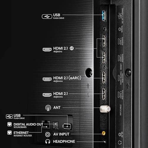 Hisense 75-Inch Class QD7 Series QLED 4K UHD Google Smart TV (75QD7N, 2024 Model) - QLED, Native 144Hz, Motion Rate 240, Direct Full Array