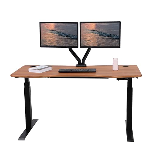 ApexDesk K Series 71" Height Adjustable Standing Desk with Memory Controller, White