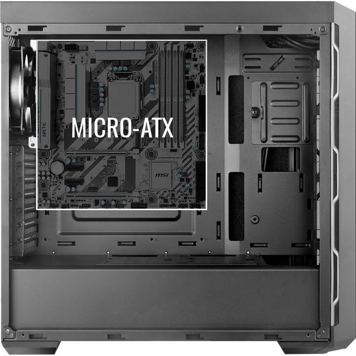Cooler Master MasterBox MB600L Tower - No power supply
