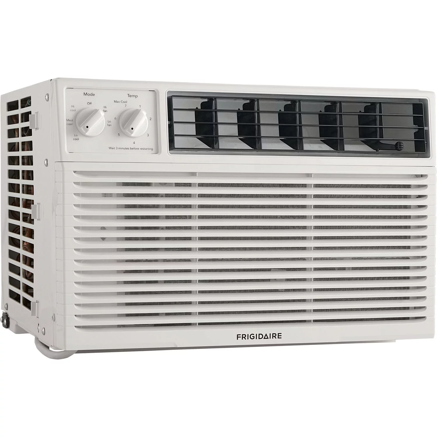 Frigidaire 12,000 BTU 115V Window-Mounted Compact Air Conditioner with Mechanical Controls, White