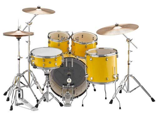 Yamaha Rydeen 5pc Shell Pack with 22" Bass Drum, Black Glitter