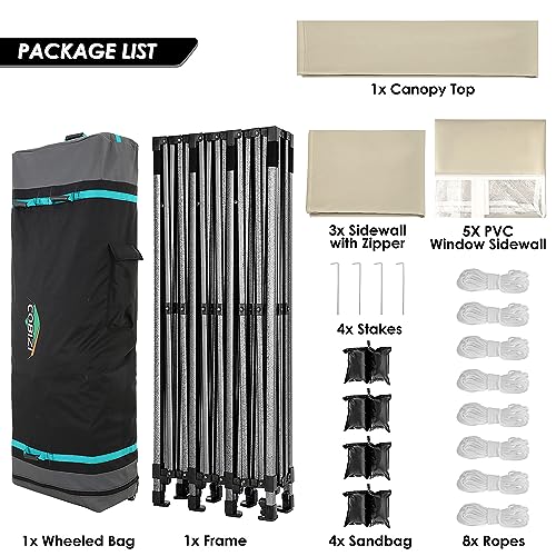 COBIZI 13x26 Pop Up Tent 13x26 Canopy with Sidewalls Heavy Duty Canopy Party Tent for Parties