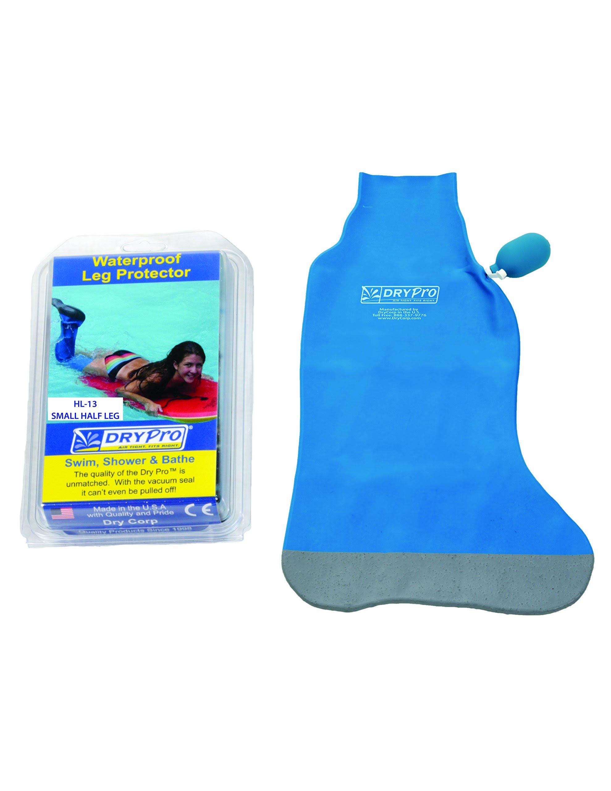 DryPro Waterproof Vacuum Sealed Half Leg Cast COVER, Small