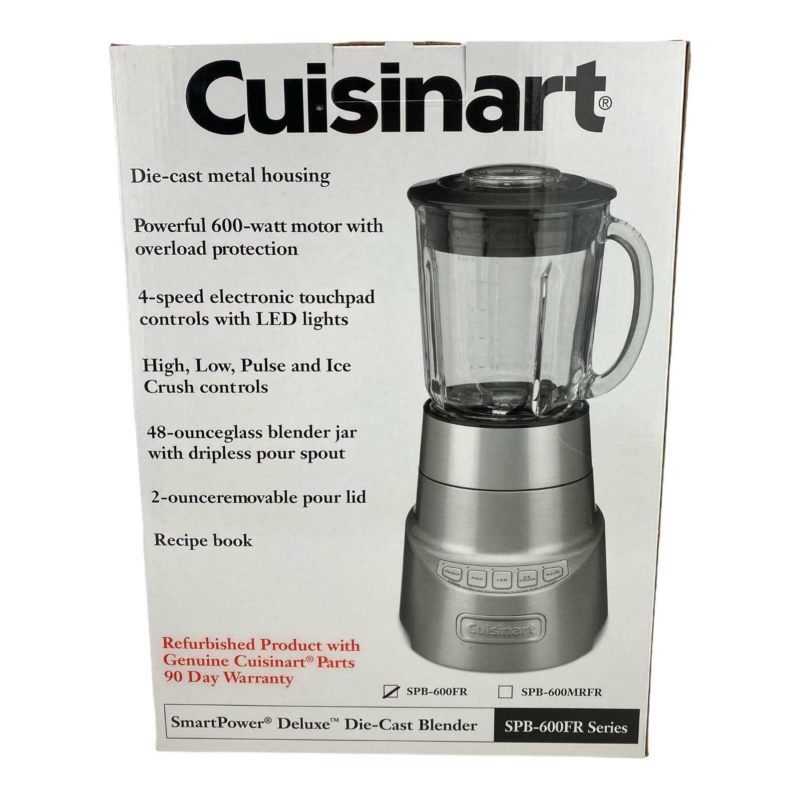 Cuisinart SPB-600FR SmartPower Deluxe Die Cast Blender, Stainless