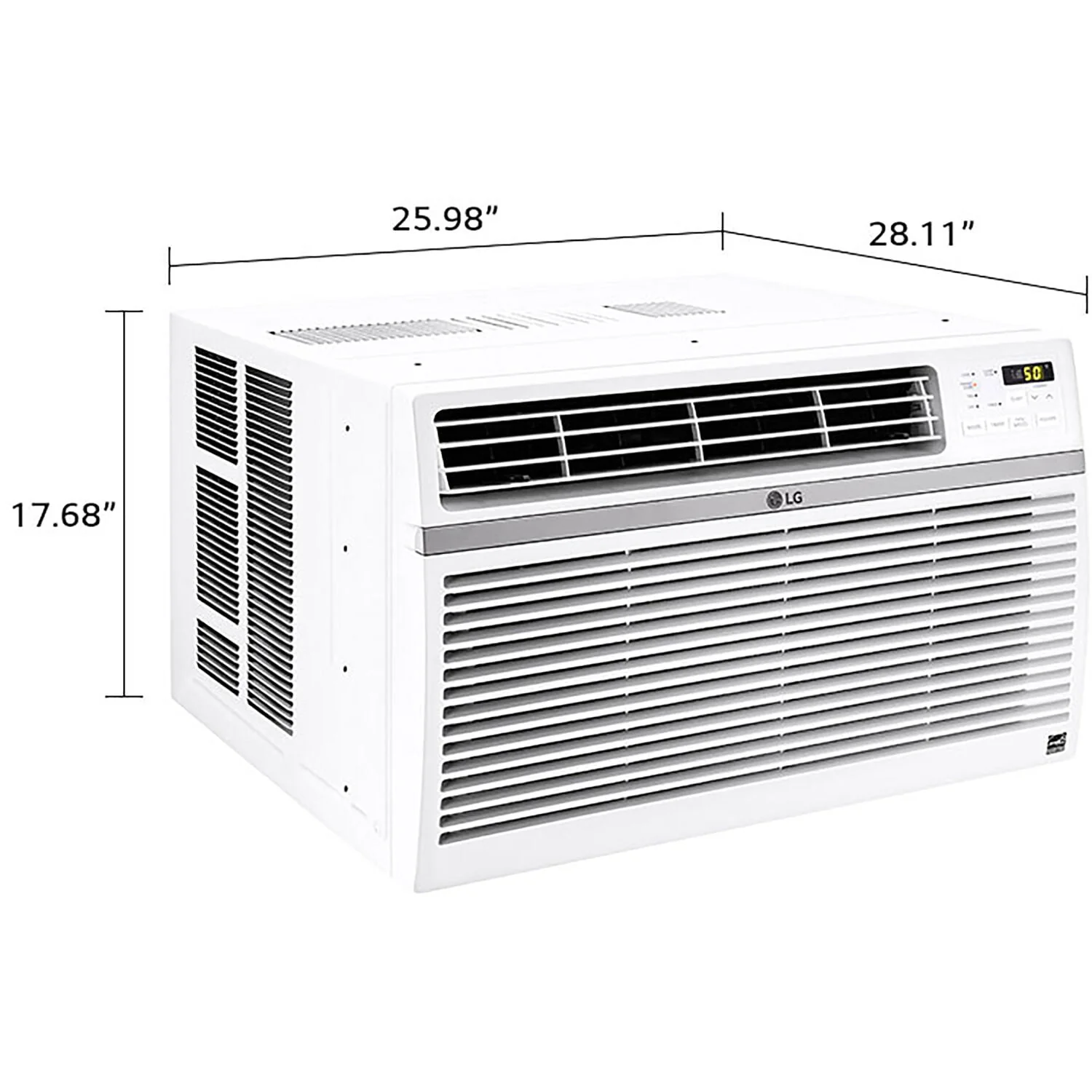 LG Energy Star 9,500 BTU 115V Dual Inverter Window Air Conditioner with Wi-Fi Control