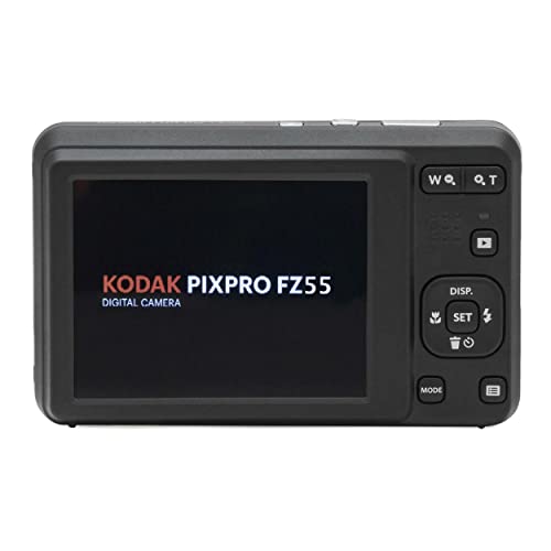 Kodak PIXPRO Friendly Zoom FZ55 Digital Camera (Black) Bundle with Case for Compact Cameras