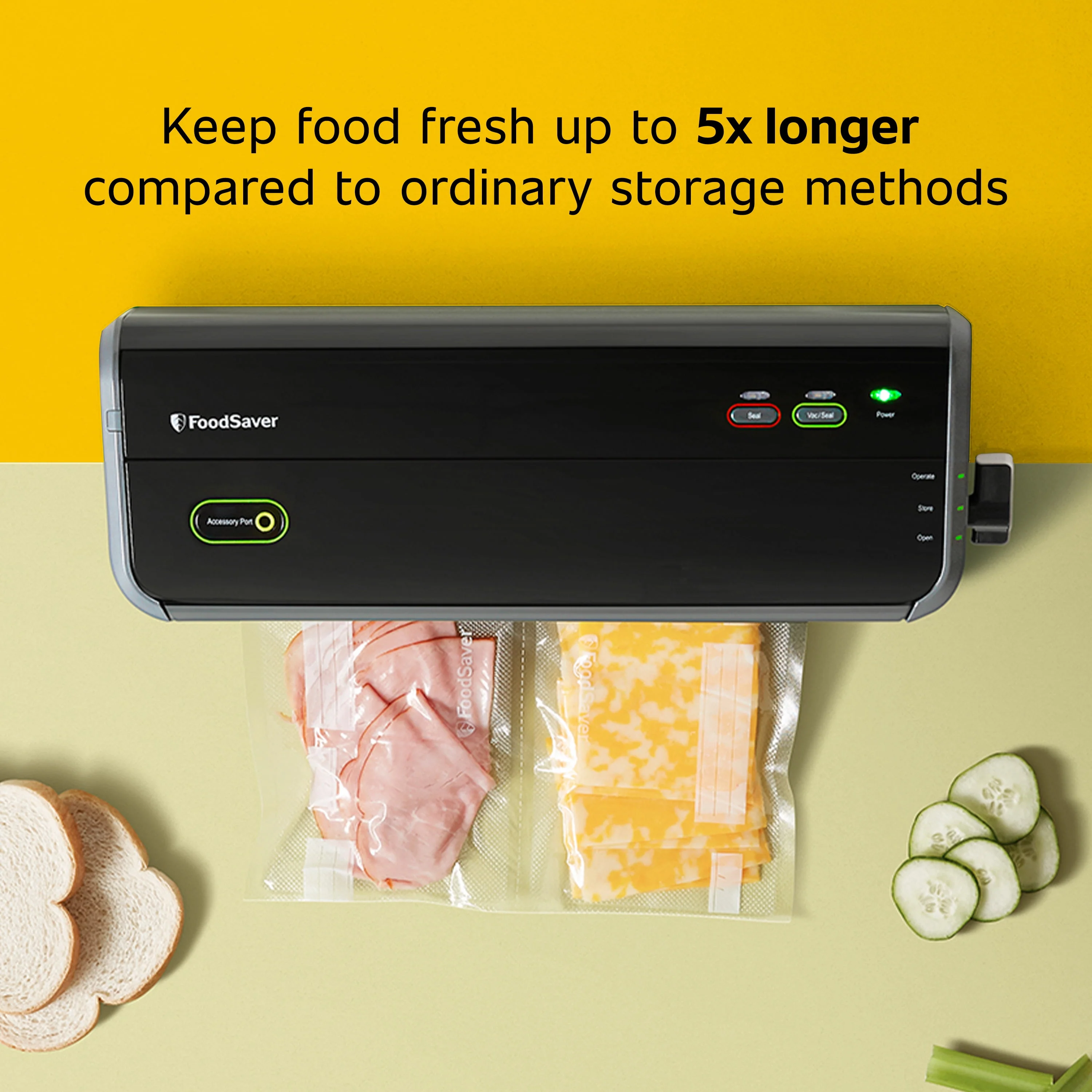 FoodSaver FM2000 Vacuum Sealer Starter System with Bags