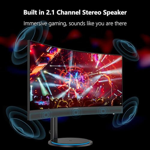 INNOCN 45C1R 45 Inch 5120 x 1440p Ultrawide Curved Gaming Monitor, R1500, HDR400, USB Type-C 90W Power Delivery, PIP/PBP, Built-in Speaker