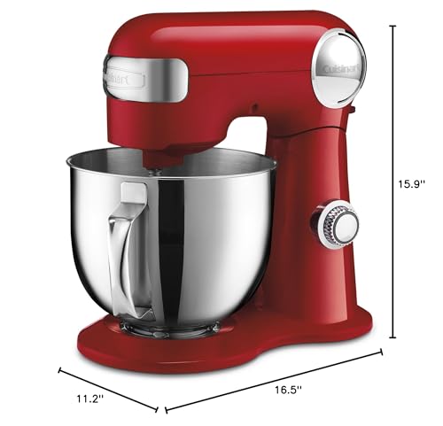 Cuisinart SMD-50BC Precision Pro 5.5-Quart Digital Stand Mixer With 12-Speeds, 3 Preprogrammed Food Prep Settings, Mixing Bowl, Whisk