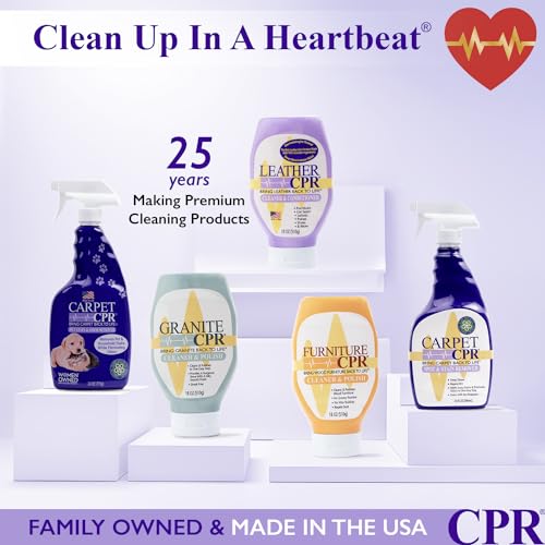 Leather CPR | 2-in-1 Leather Cleaner & Leather Conditioner (18oz) | Cleans, Restores, Conditions, & Protects Furniture, Car Seats, Purses, Shoes