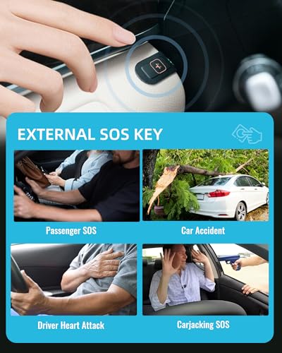 Dash Cam Front and Inside, 4G WiFi ADAS, Remote Monitor Live Video Car Dual Dash Camera, 1080P Dashcam with GPS, 24H Loop Recording, Night Vision