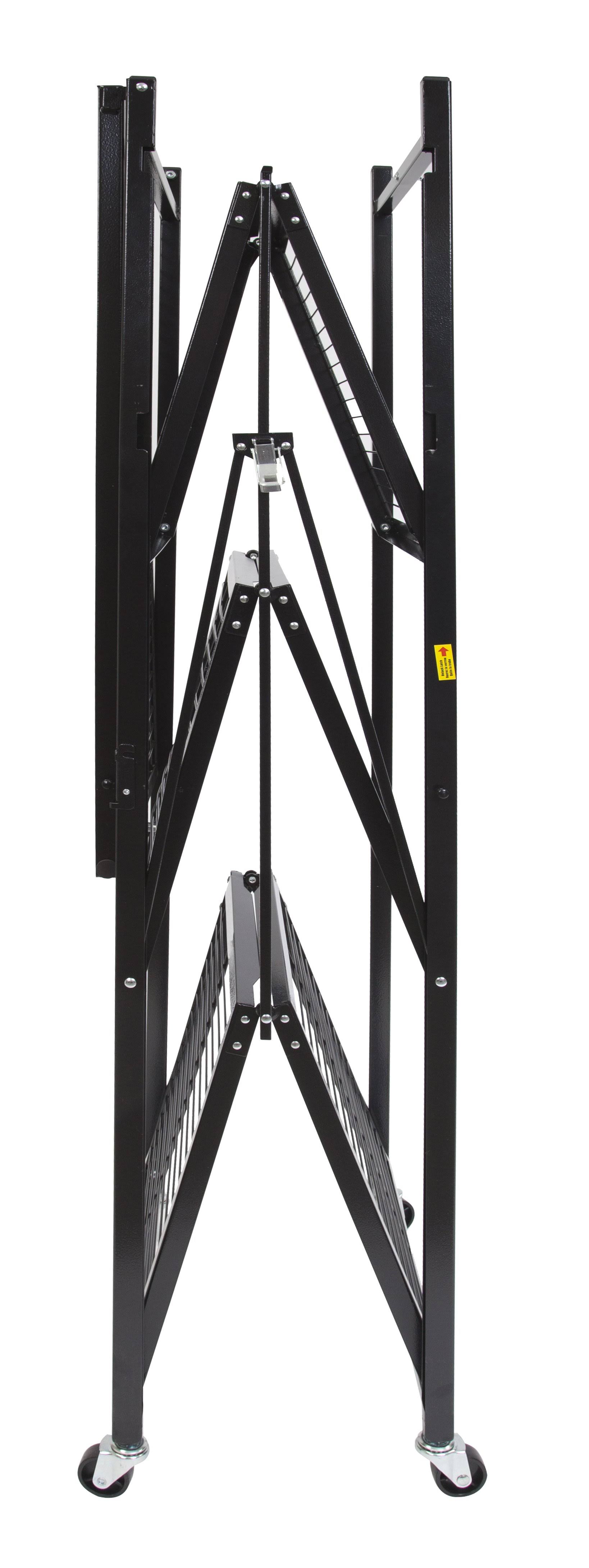 Origami Large 4-Tier Heavy-Duty Rack with Casters - Red 8100207