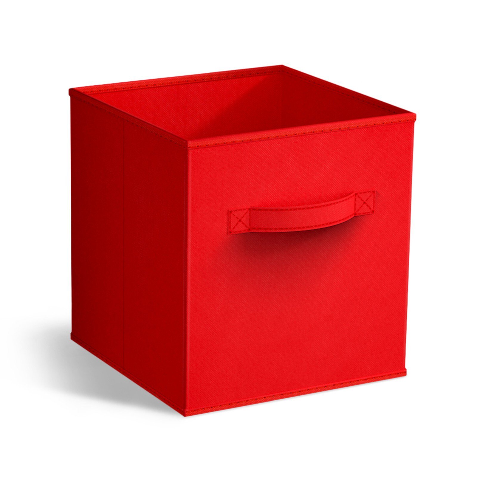 11Foldable Storage Cube Basket, 1-Pack Lightweight Bin Organizer 7 Colors for Bedroom, Living Room, Office, Kitchen