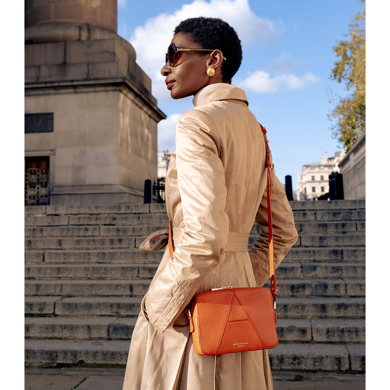 Aspinal of London | Camera A Bag Marmalade Pebble | Brown