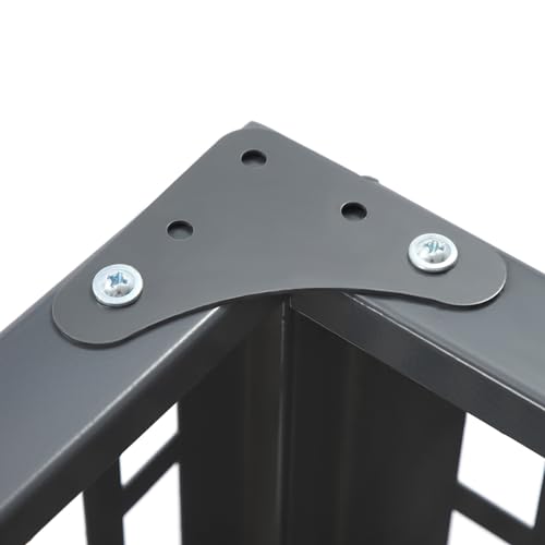 Ageanbri Aluminum Alloy Air Conditioner Freestanding Louvered Space Divider Air Conditioner Fence Outdoor Metal Privacy Fence Cover for Different