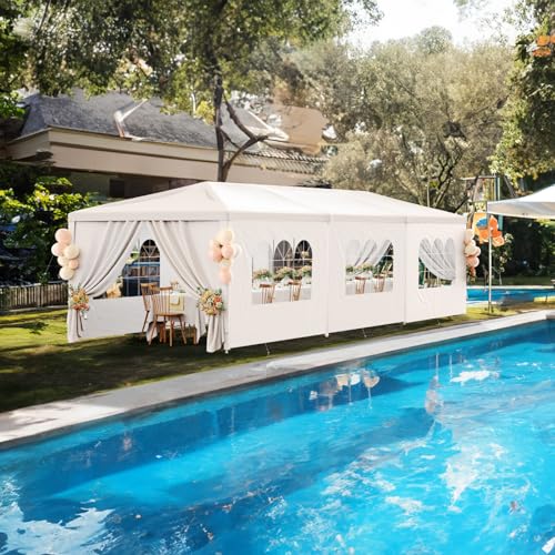 Outdoor Party Tent 10x30 Black Tents for Parties