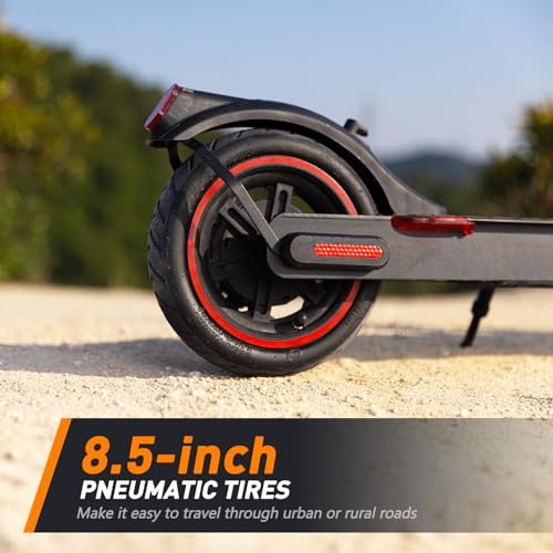 Electric Scooter, 500W/350W Powerful Motor, 22/18 MPH Top Speed, 23/21 Miles Long Range, 10"/8.5" Pneumatic Tires, Smart App