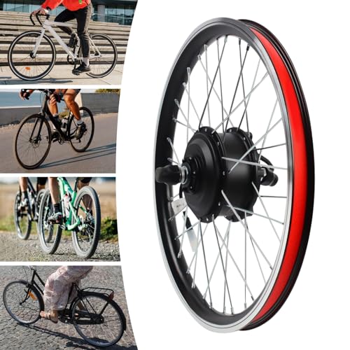 20" Front Wheel Hub Electric Bike Conversion Kit,36v Front Wheel E-Bike Conversion Kit with SW-810LED Display