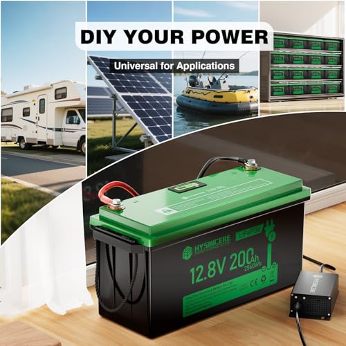 12V 100Ah LiFePO4 Lithium Battery, Mini Deep Cycle Rechargeable LiFePO4 Battery, Max.15000 Cycles Built in 100A BMS for RV, Trolling Motor, Camping