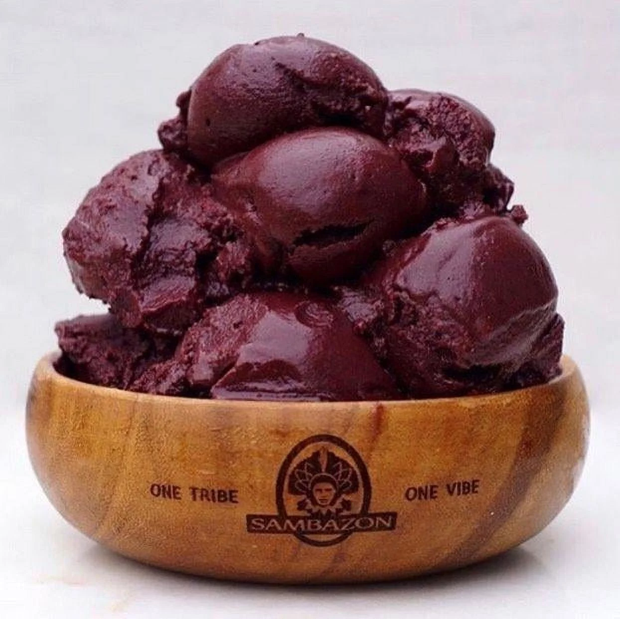 Case of 1, Sambazon, Organic Dairy Free Acai Berry Sorbet, 3 Gallon