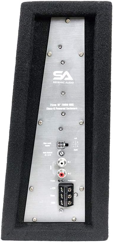 Seismic Audio - SA-SCE08-8 Inch 400 Watt Slim Shallow Mount Car Truck Audio Subwoofer Enclosure