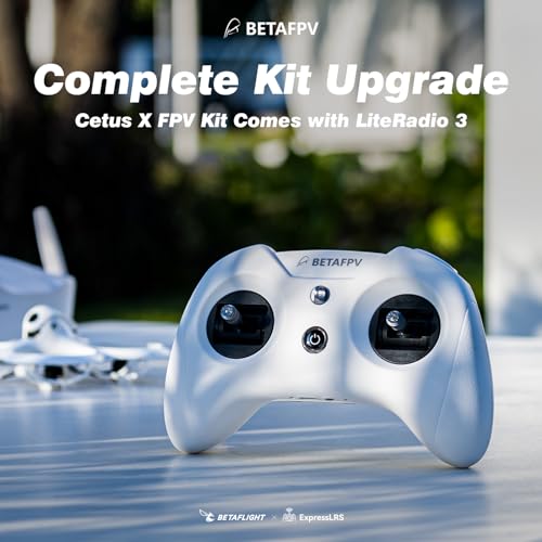 BETAFPV Cetus X FPV Kit with Betaflight FC LiteRadio 3 Transmitter C04 Cam VR03 Goggles with DVR Recording Function