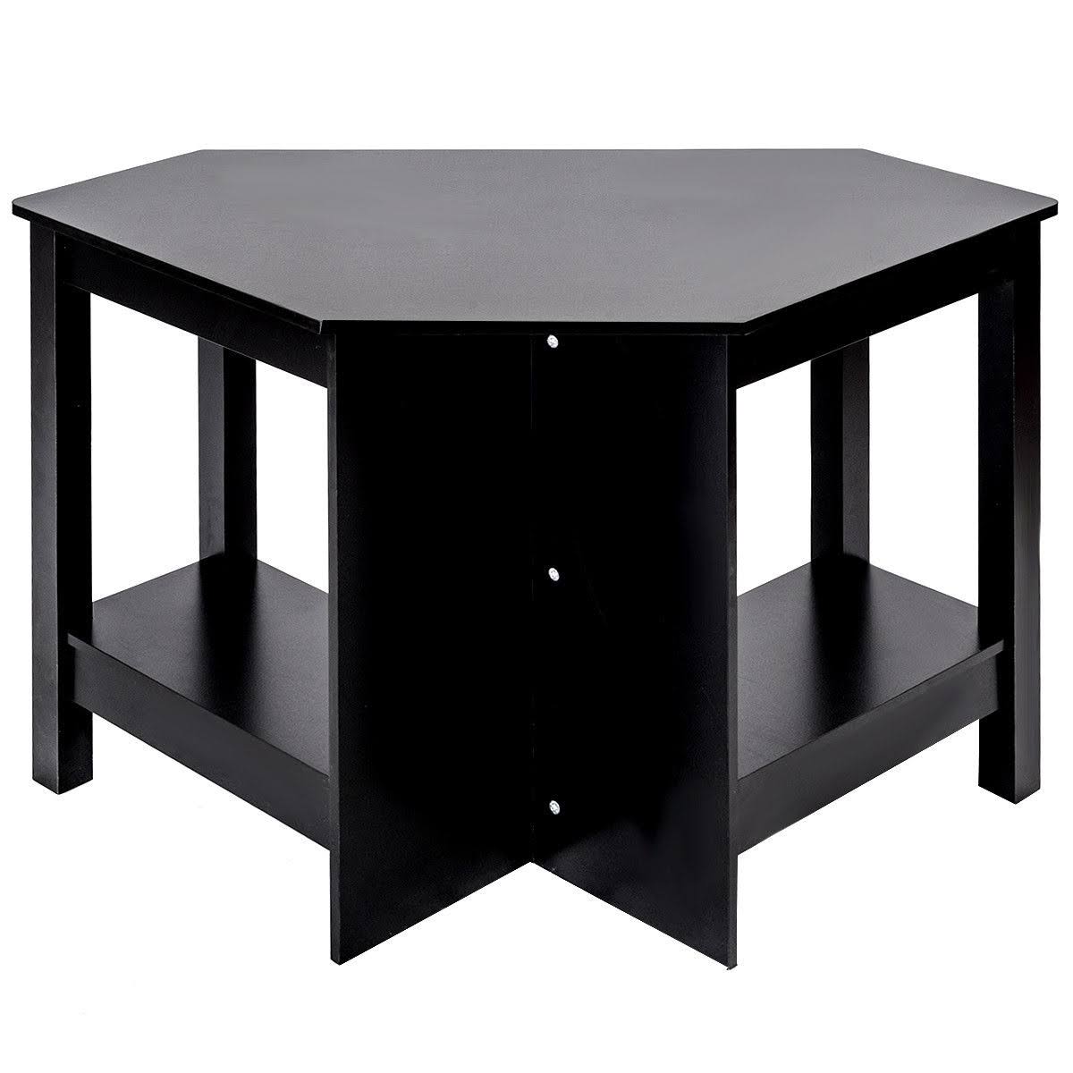 Wooden Study Computer Corner Desk with Drawer