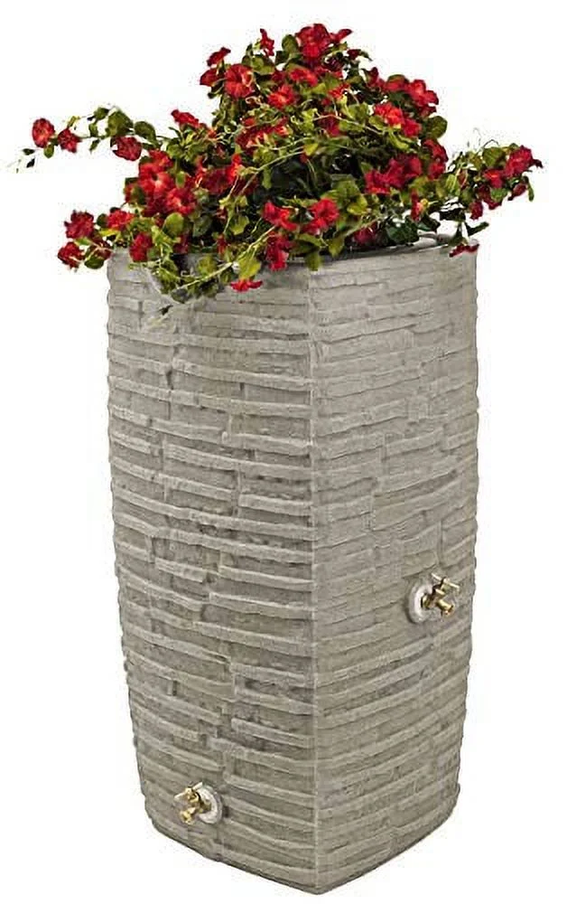 Good Ideas Impressions Riverwalk 50 Gallon Rain Saver - Sandstone