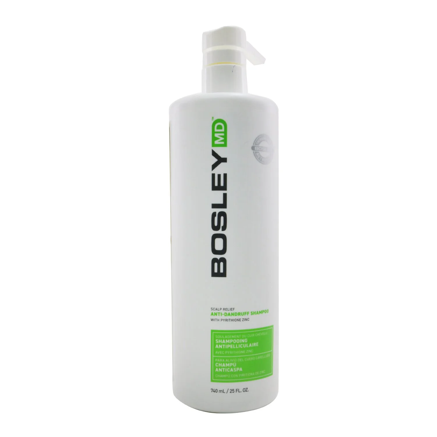 Bosley Scalp Relief Anti-Dandruff Shampoo with Pyrithione Zinc 740ml/25oz