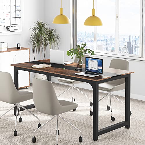 Tribesigns Modern Computer Desk, 63 x 31.5 inch Large Executive Office Desk Computer Table Study Writing Desk Workstation for Home Office
