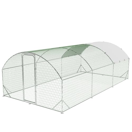 Large Metal Chicken Coop, Walk-in Poultry Cage