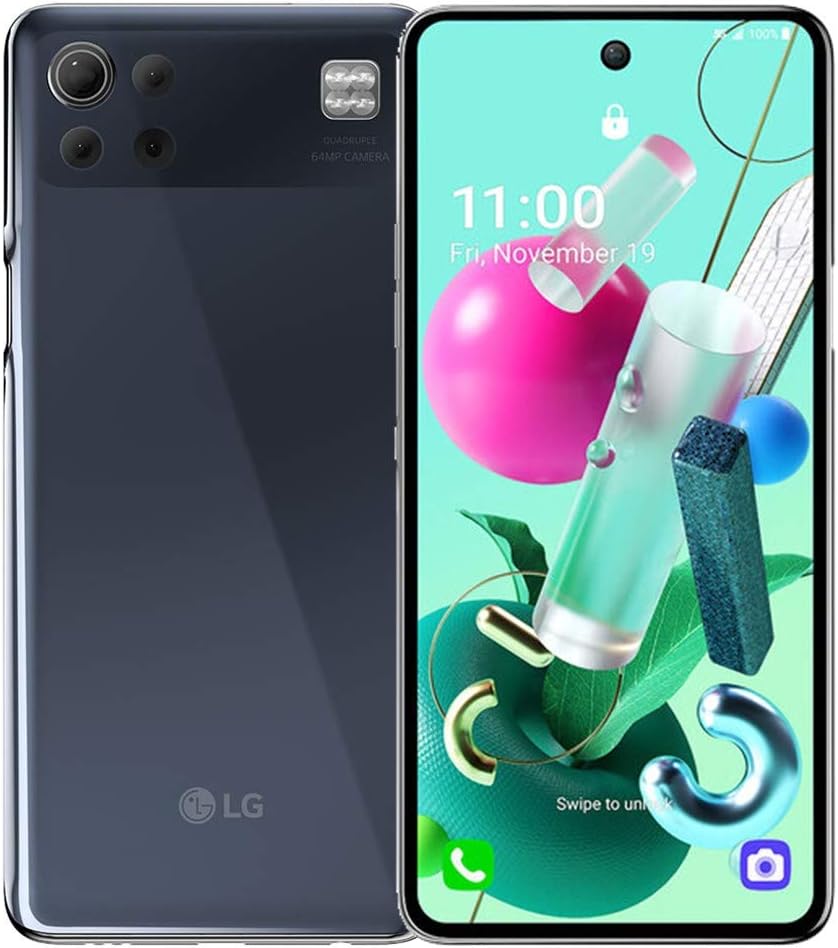 LG K92 5G (128GB, 6GB) 6.7" FHD+, Snapdragon 690, 64MP Quad Camera, US 5G / Global 4G LTE AT&T Unlocked (Cricket