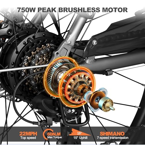 Core Electric Bike for Adults - Peak 1000W Brushless Motor Ebike