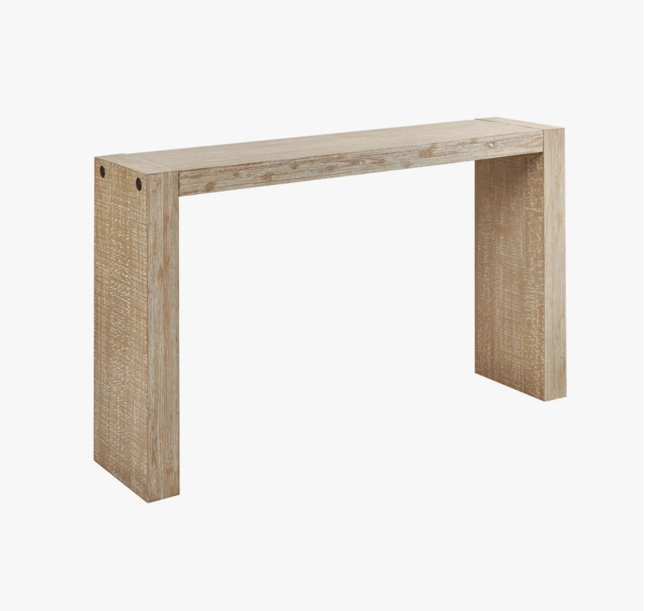 Reclaimed Farmhouse Natural Wood Console Table