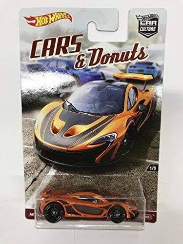 Hot Wheels Car Culture Cars and Donuts Set of 5 Real Rider Collectible Die Cast Toy