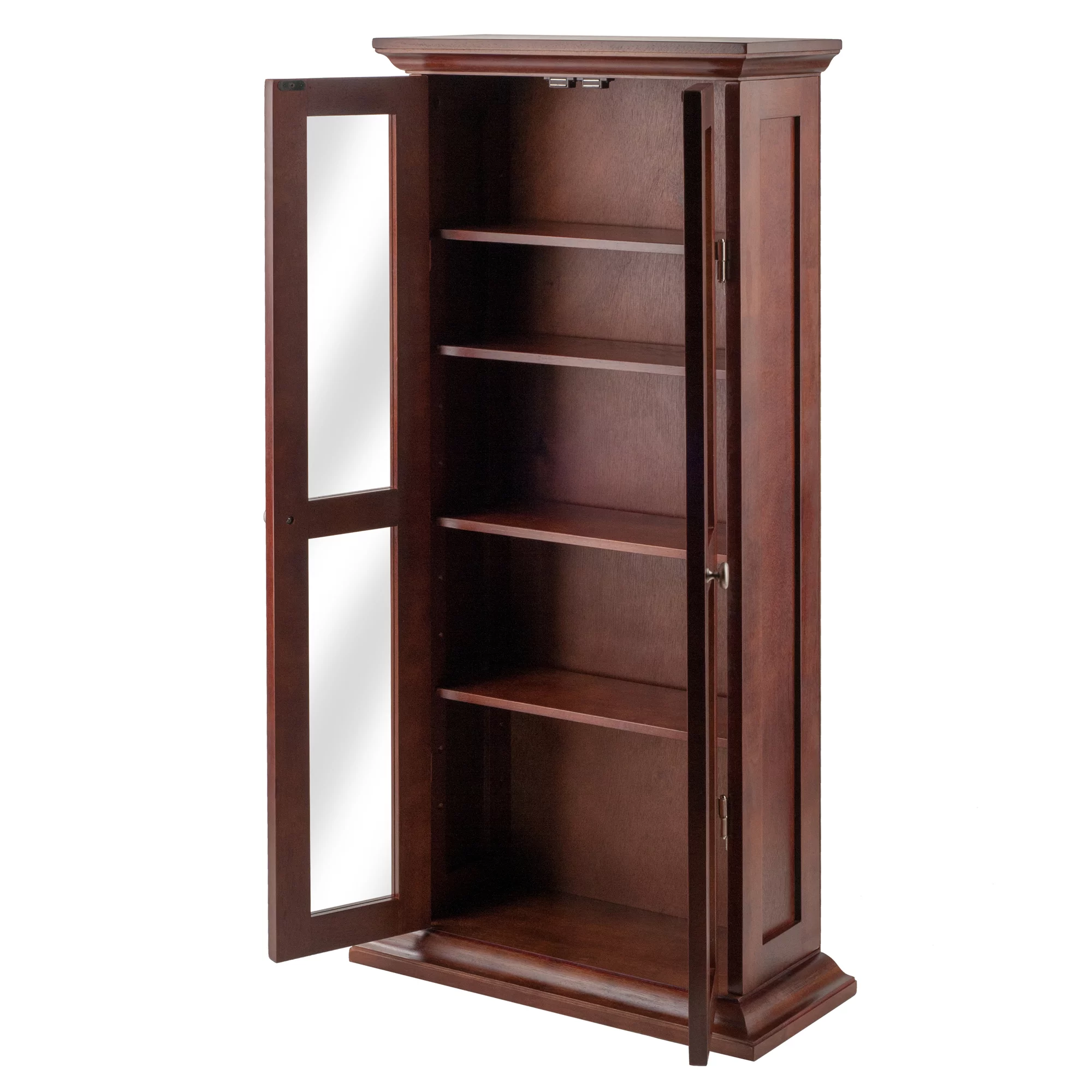 Winsome Wood Holden Media Cabinet, Walnut Finish