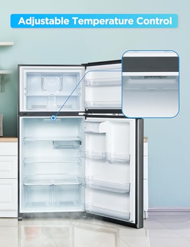 Commercial Cool 11.1 Cu. Ft. Convertible Freezer Refrigerator, Upright Fridge with Glass Shelves, Reversible Door, ENERGY STAR rated, Auto Defrost