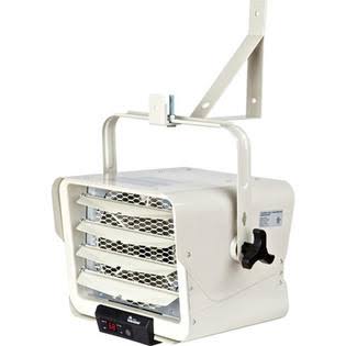 Dr. Infrared Heater 7,500 Watt Wall Mounted Electric Forced Air Heater with Remote Controlled Thermostat DR_975