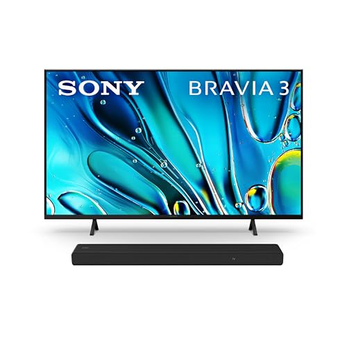 Sony 43-Inch Class 4K Ultra HD BRAVIA 3 LED Smart TV with Google TV, Dolby Vision HDR, and Exclusive Features for PlayStation®5 (K-43S30)