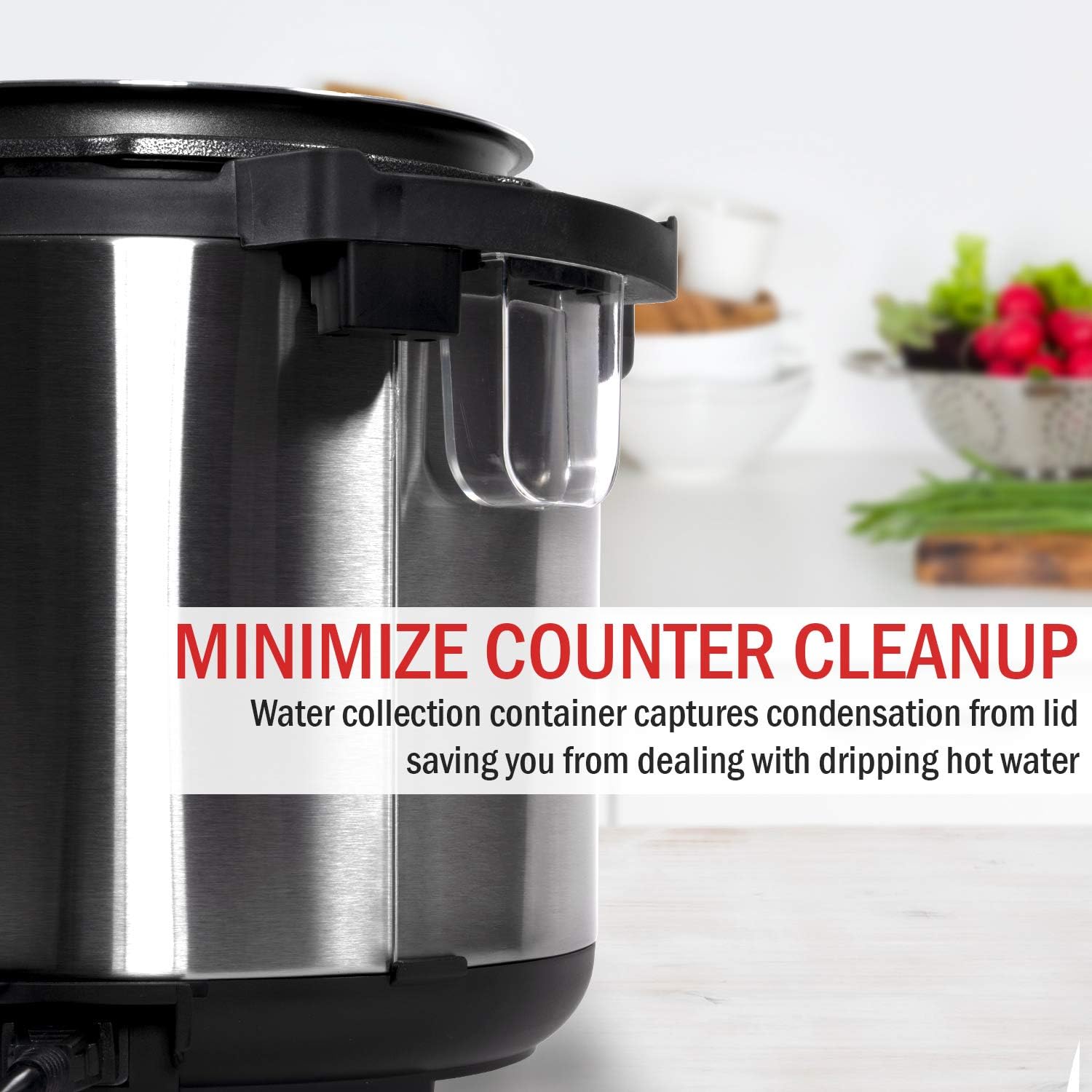 Thomson TFPC607 9-in-1 Pressure Cooker and Air Fryer with Dual Lid, Slow Cooker and More, Digital Touch Display, 6.5 QT Capacity
