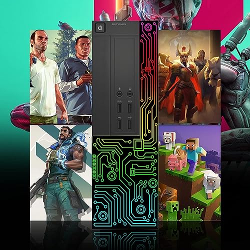 Dell RGB Gaming Desktop Computer PC, Intel Core i5, GeForce GT 1030 2GB GDDR5, 16GB RAM, 512GB SSD, 24 Inch HDMI Monitor