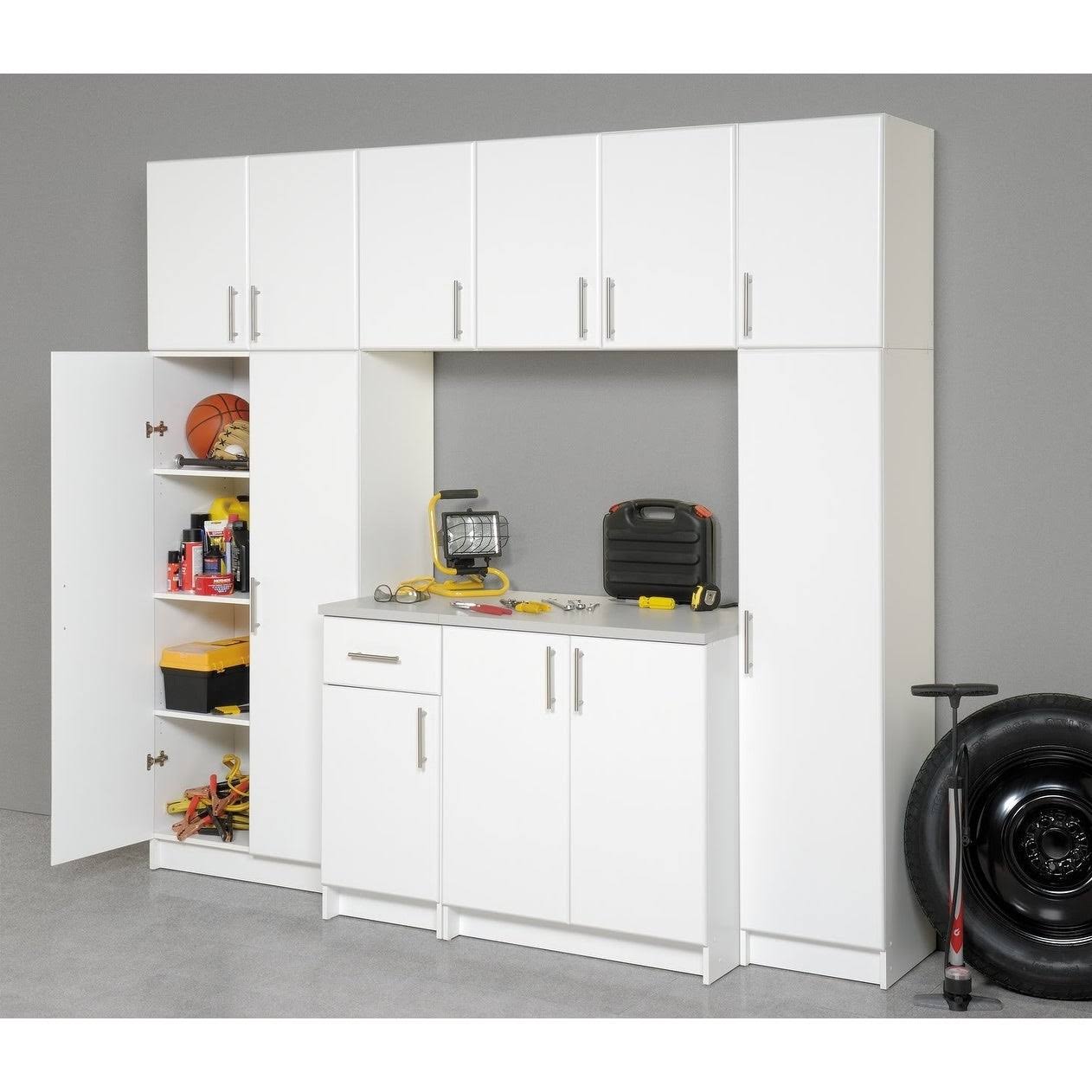Prepac Elite Black 16 in. Stackable Wall Cabinet