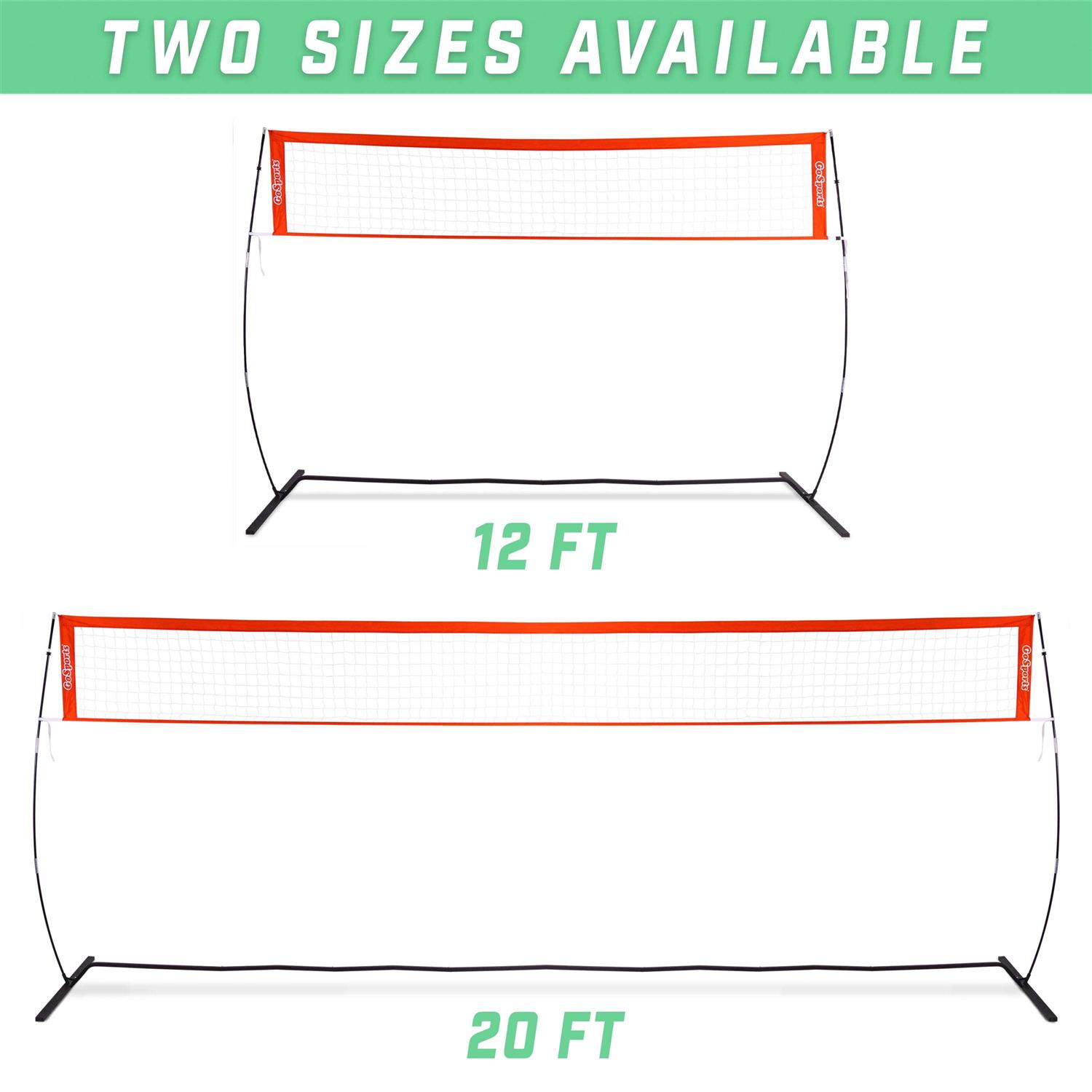 GoSports Freestanding Volleyball Training Net for Indoor our Outdoor Use - Sports Supplies Online Store