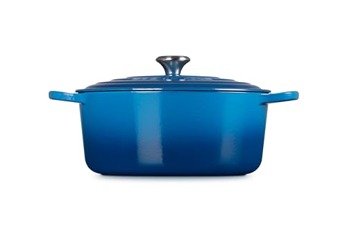 Le Creuset Enameled Cast Iron Signature Round Dutch Oven, 5.5 qt., Cerise