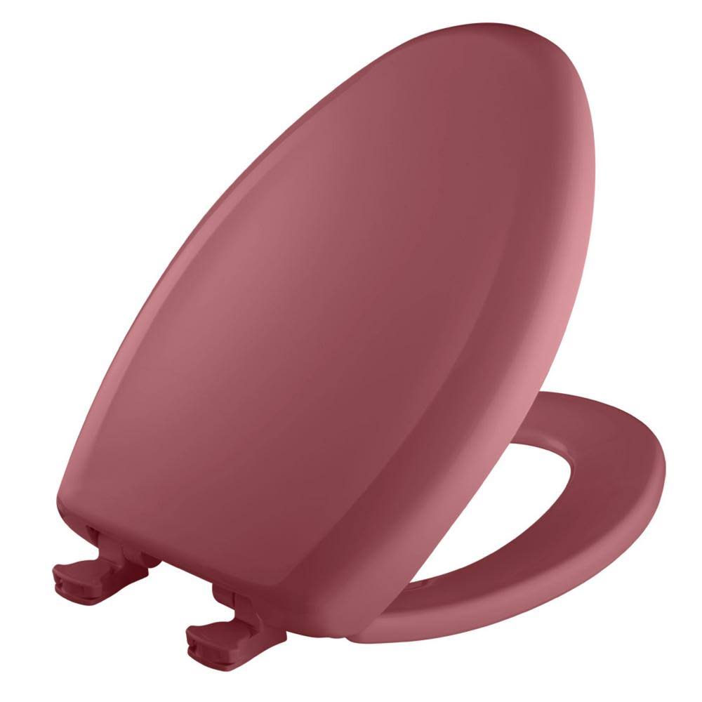 Bemis Elongated Closed Front Toilet Seat in Raspberry